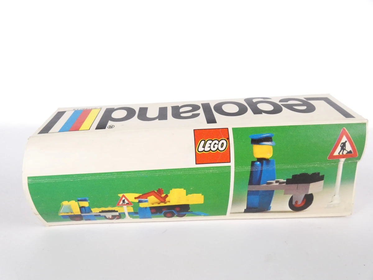 Vintage Legoland bouwsets: Shell, ambulance met helikopter, politiebus