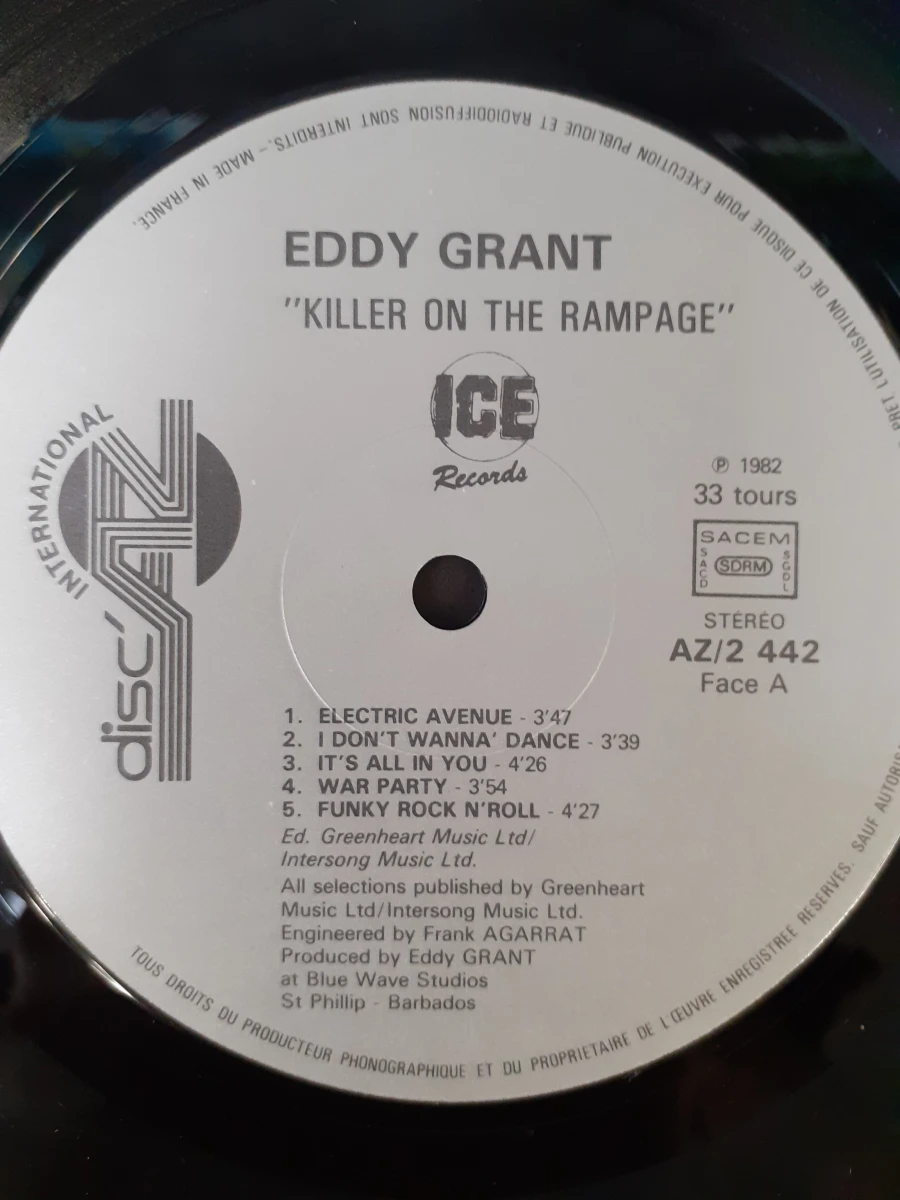 Vinyl: Eddy Grant - Killer On The Rampage - foto 5