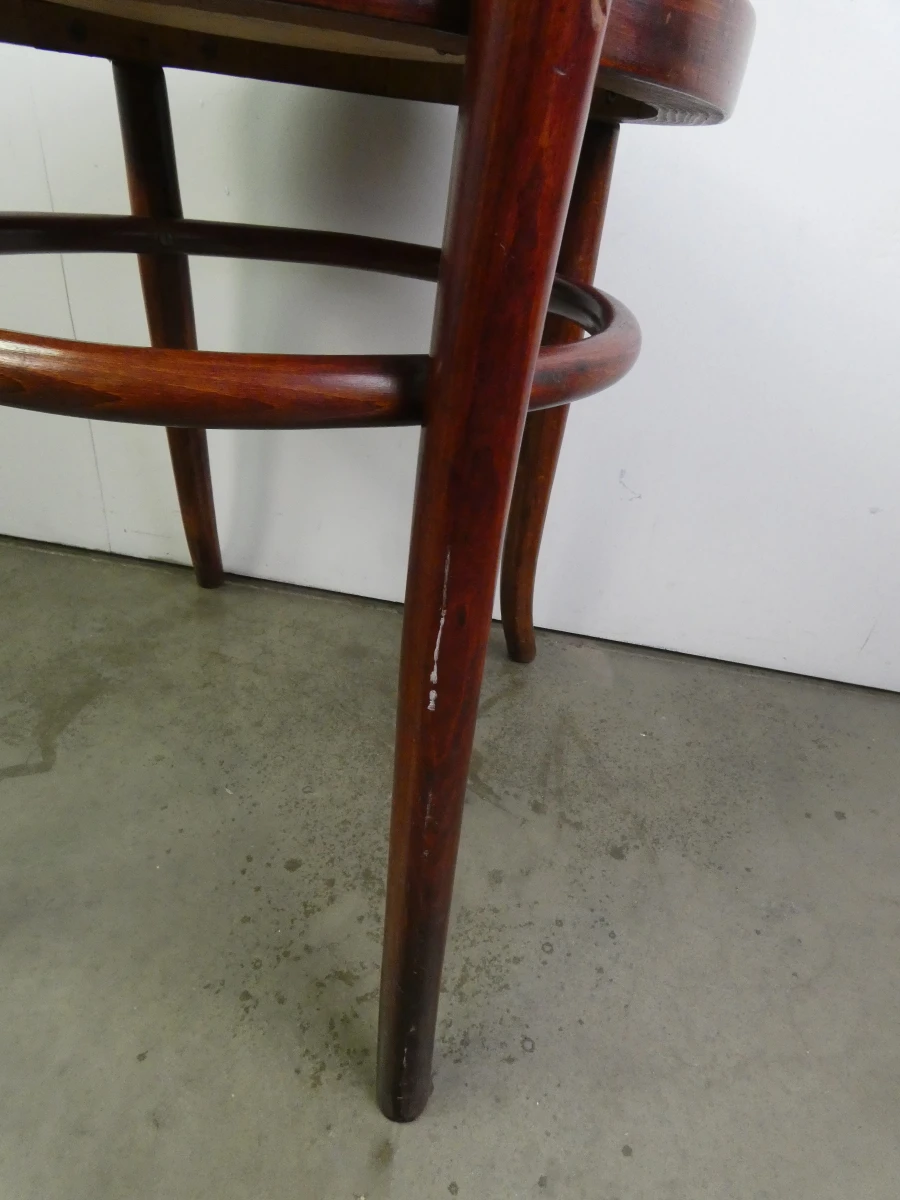 Houten vintage stoel - thonet stijl