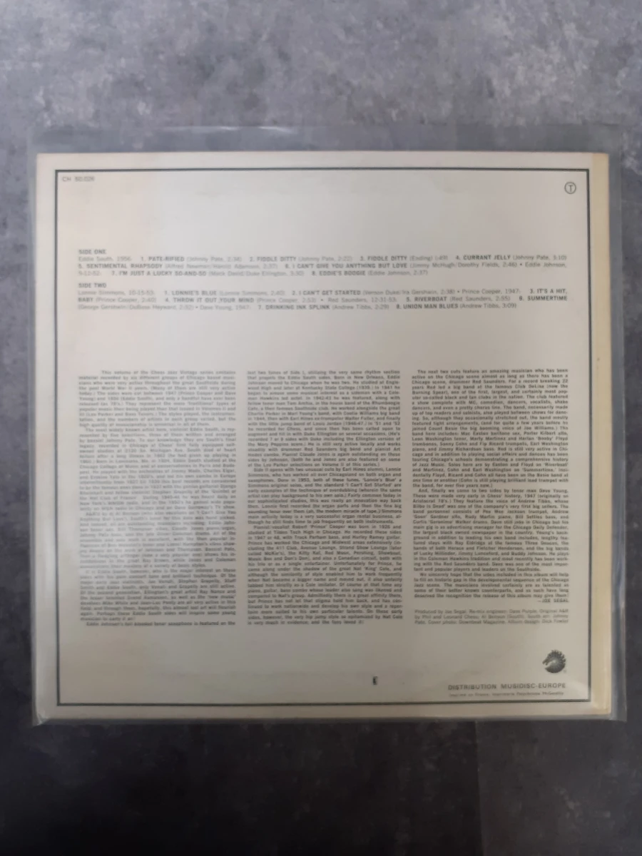 Vinyl: Eddie South - South Side Jazz - foto 2