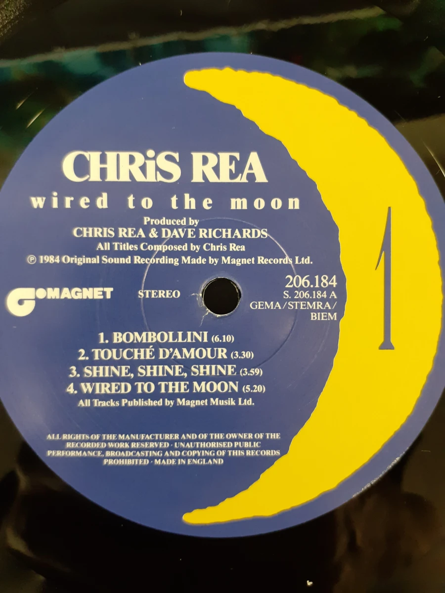 Vinyl: Chris Rea - Wired to the Moon - foto 5
