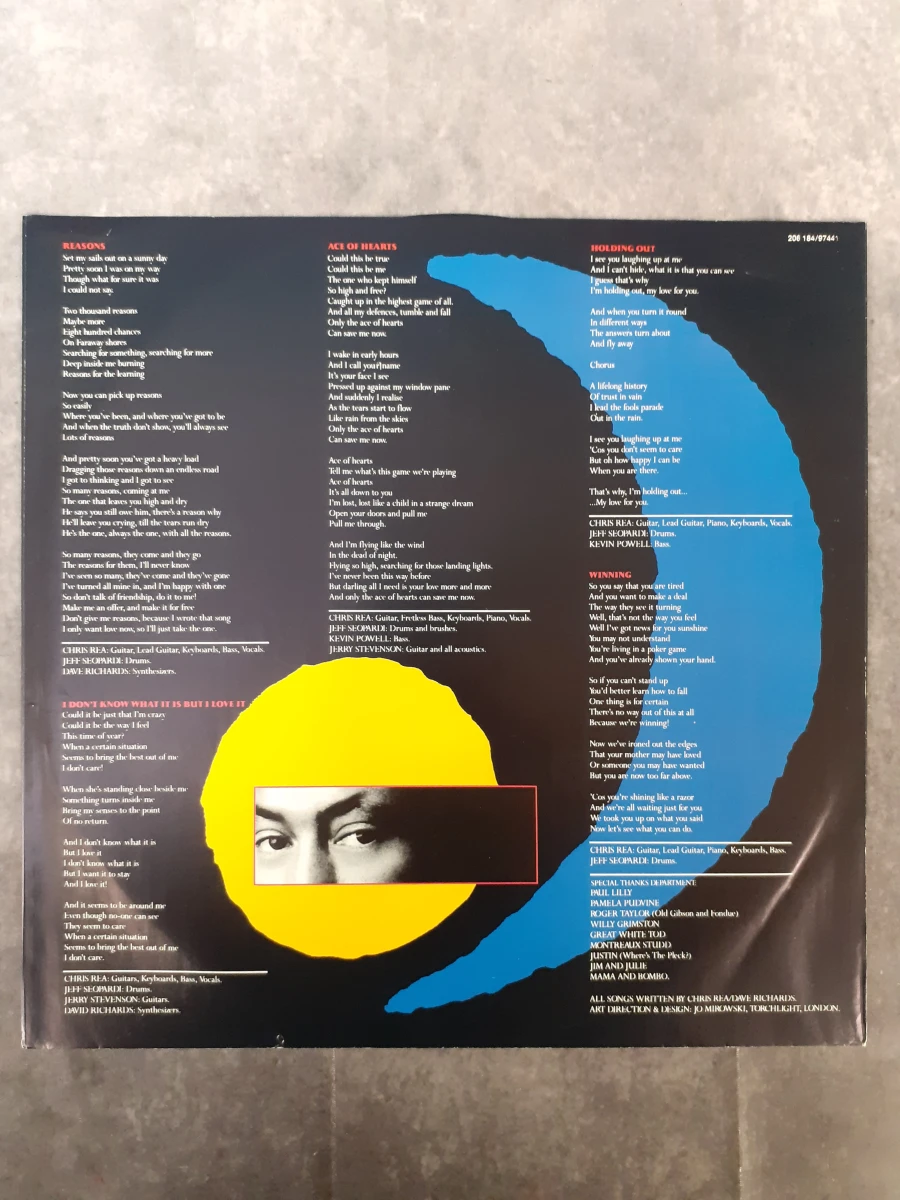 Vinyl: Chris Rea - Wired to the Moon - foto 4