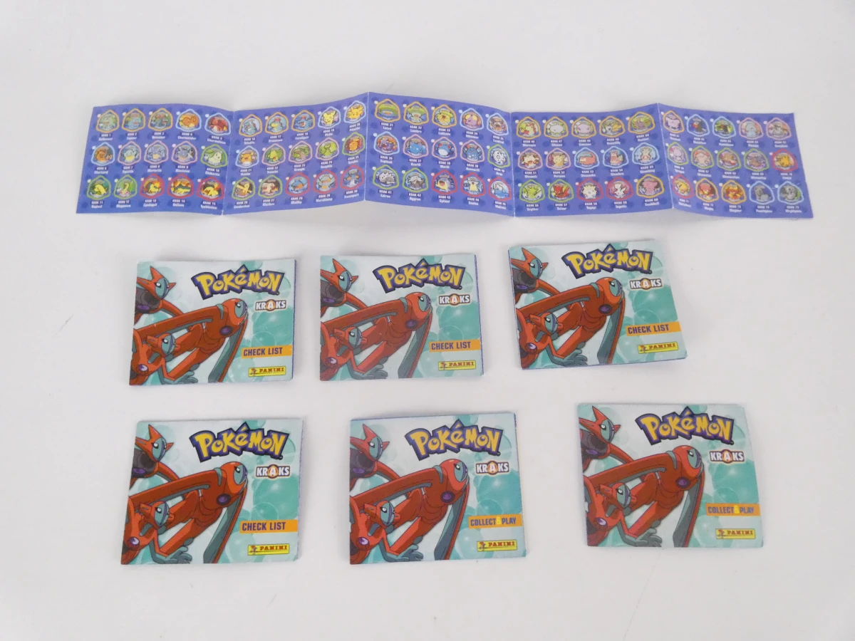 Pokémon Kraks en Waps verzamelset met albums en displays