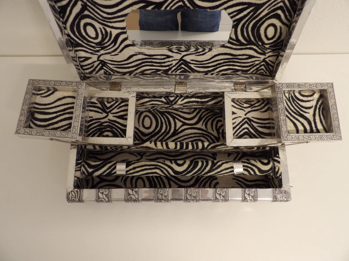 Vintage Indiase zebra-sieradendoos - foto 3