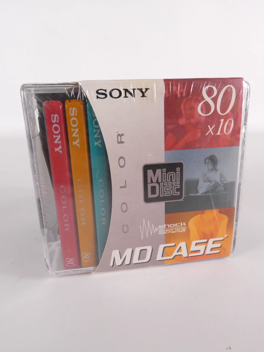 Twee originele MiniDisc-verpakkingen