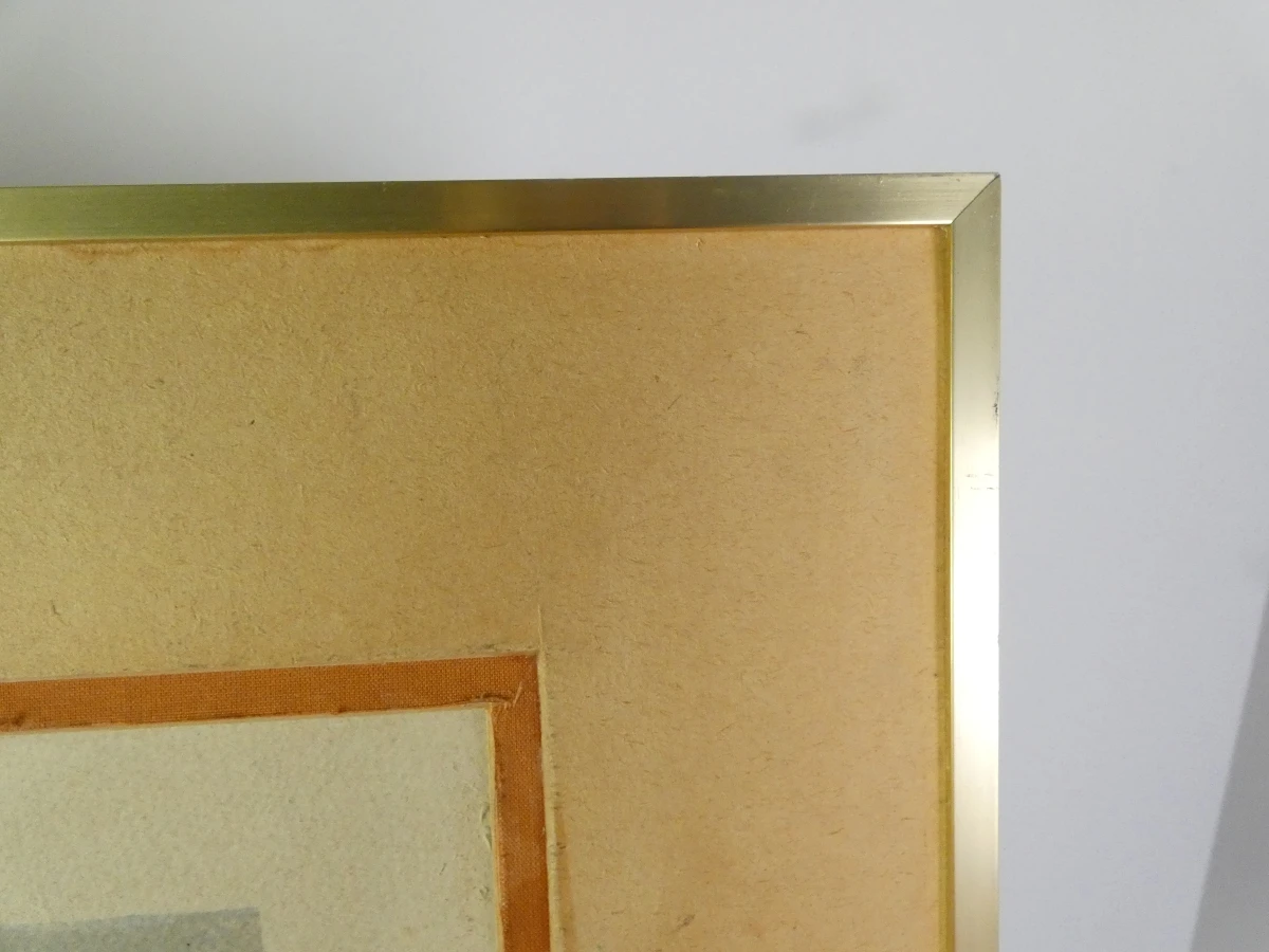Vintage kleurenlitho - Gesigneerd Lancel