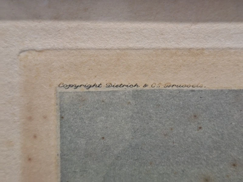 Lithografie van een Vlaams winterlandschap - Albert Saverys (oplage 194/350) - foto 10