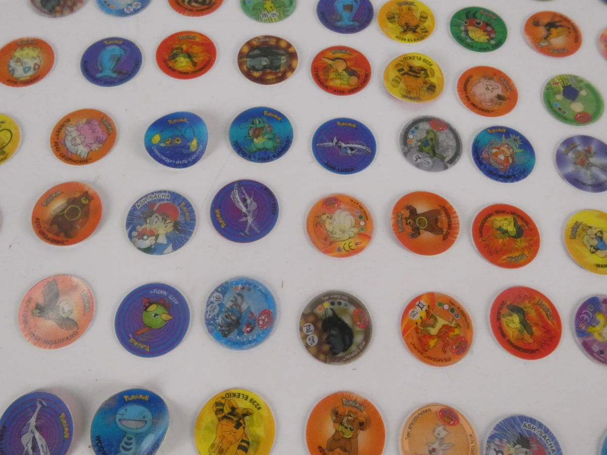 Pokémon Flippo's en verzamelalbums set(317 schijven)