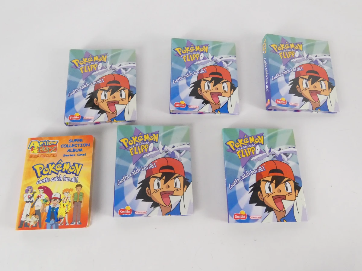 Pokémon Flippo's en verzamelalbums set(317 schijven)