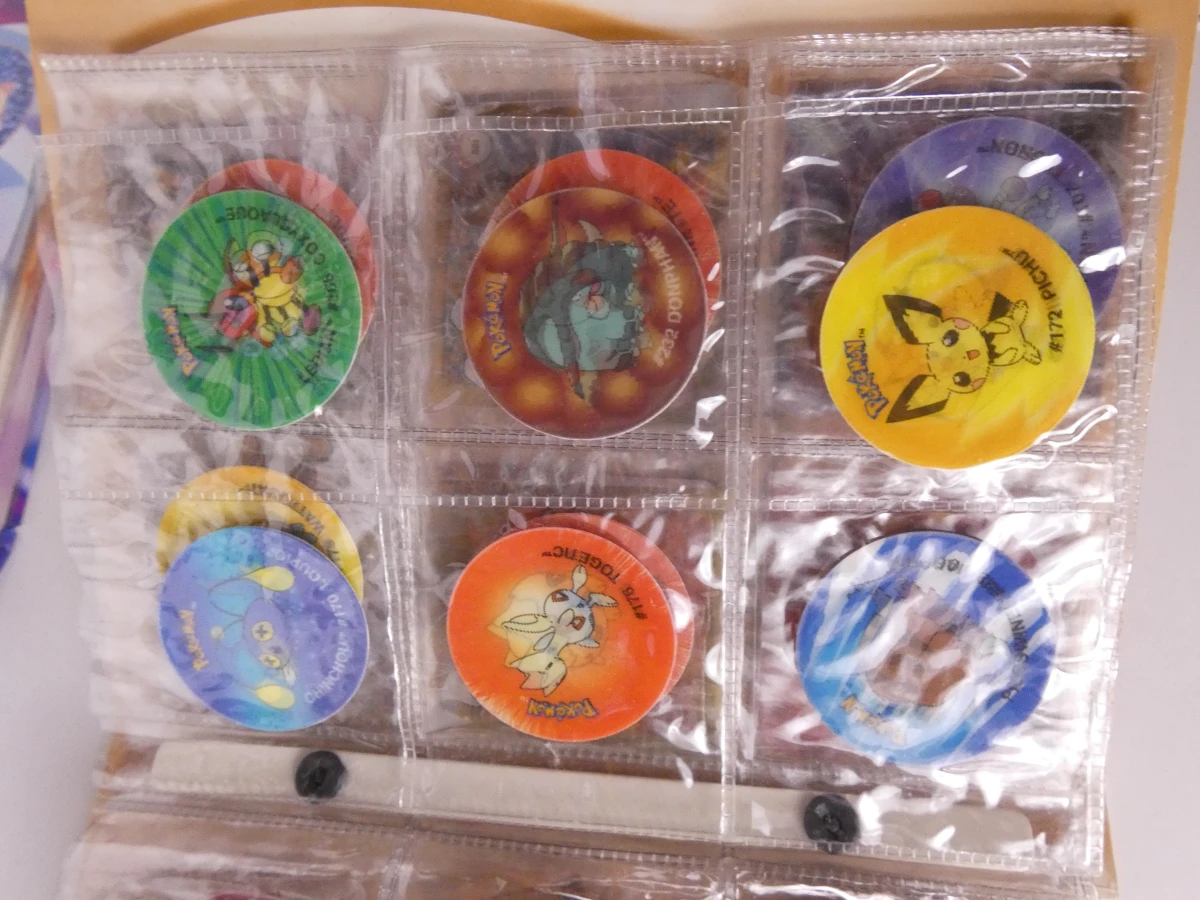 Pokémon Flippo's en verzamelalbums set(317 schijven)