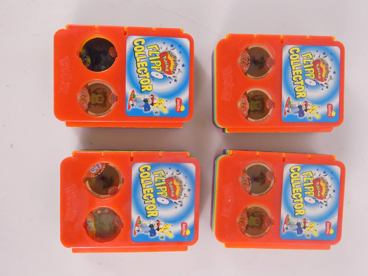 Pokémon Flippo's en verzamelalbums set(317 schijven)
