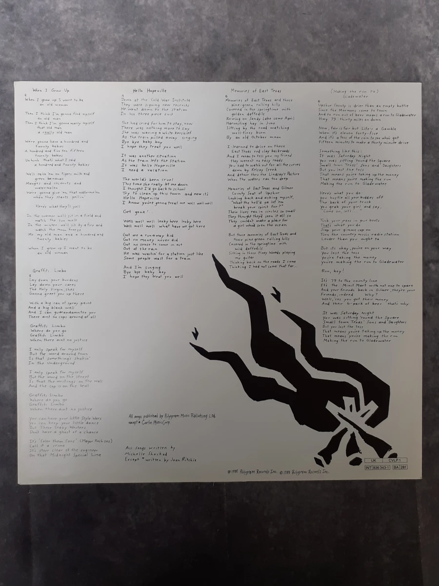 Vinyl: Michelle Shocked - Short Sharp Shocked - foto 3