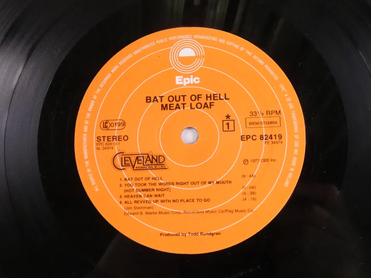 Vinylplaat Meat Loaf - Bat Out of Hell - foto 3