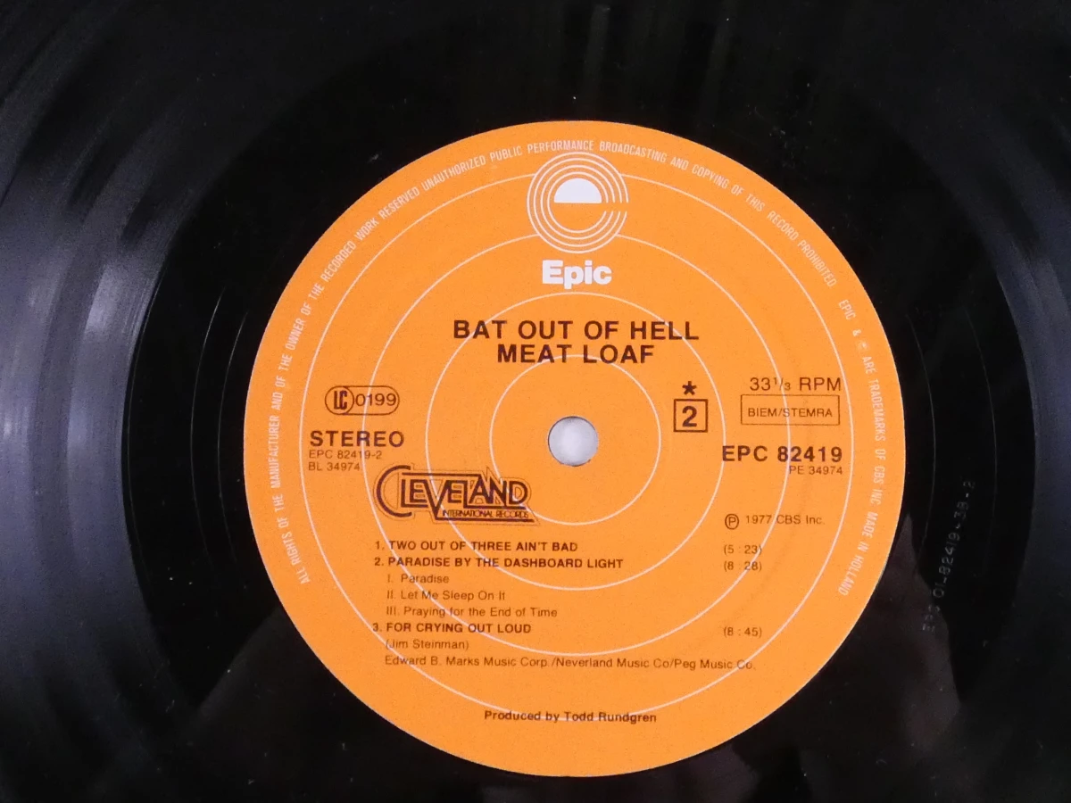 Vinylplaat Meat Loaf - Bat Out of Hell - foto 5