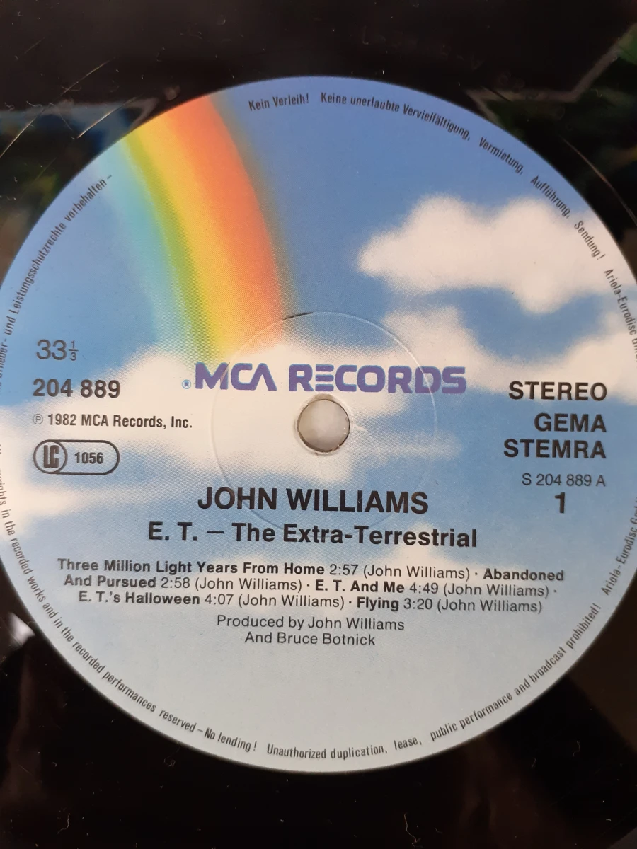 Vinyl: John Williams - E.T. The Extra-Terrestrial (Original Soundtrack) - foto 3