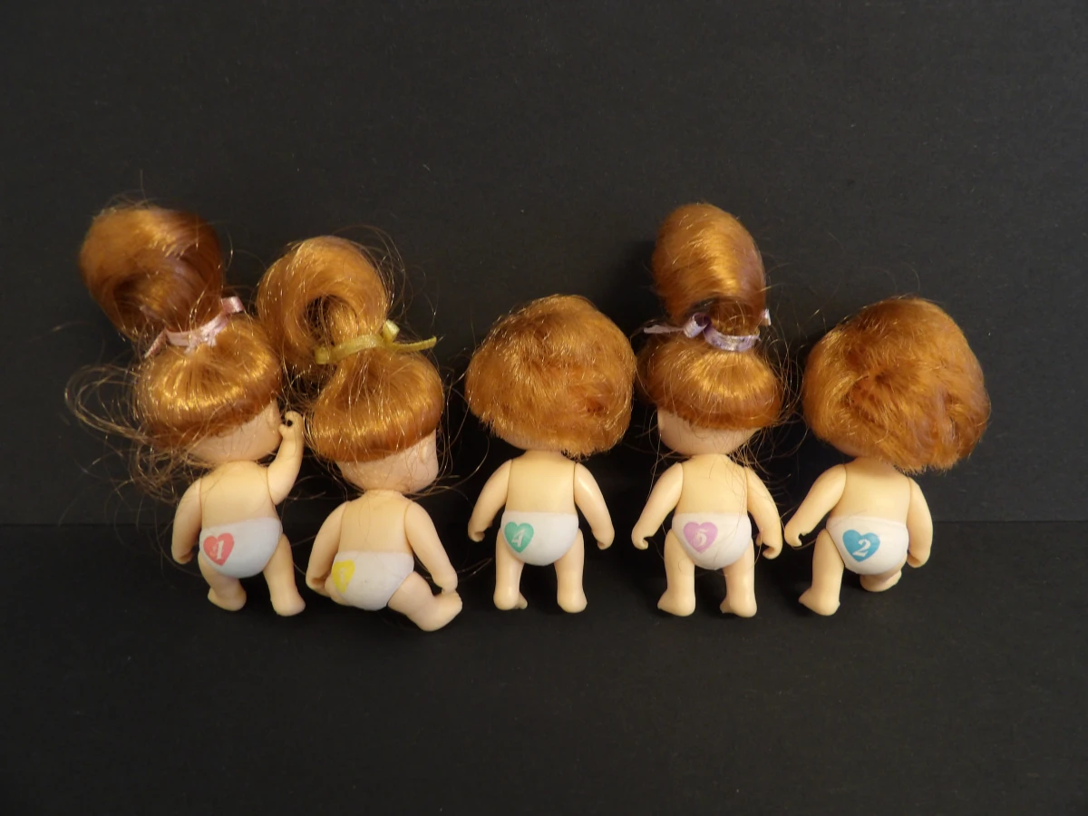 Set Tyco Quints babypoppetjes