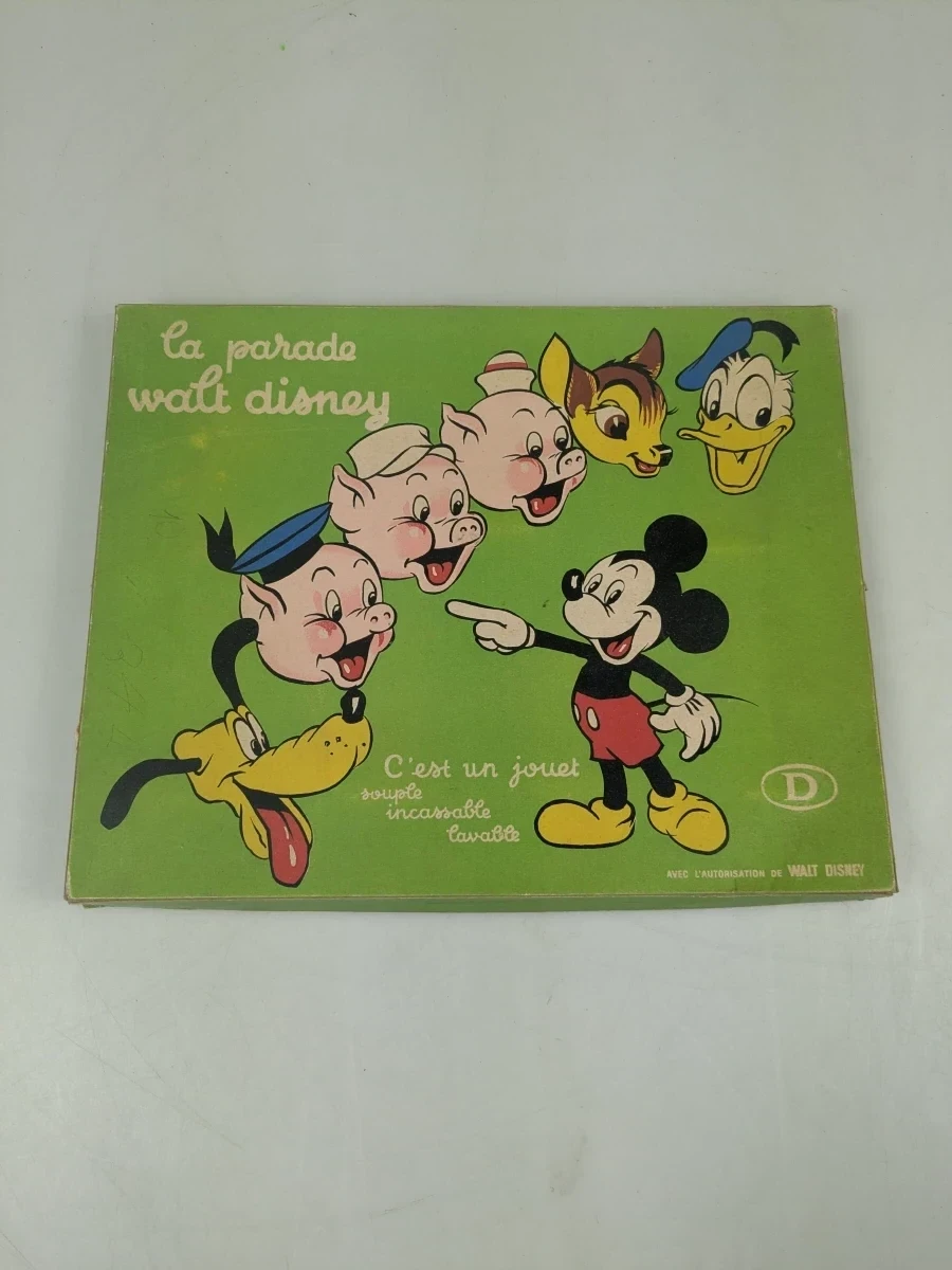 Vintage Disney figuren set in originele doos.