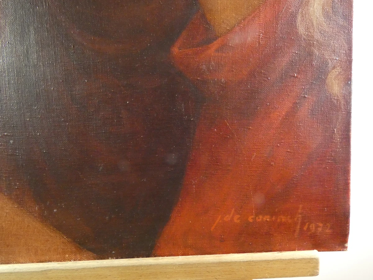 Prachtig mystiek schilderij van vijf vrouwen