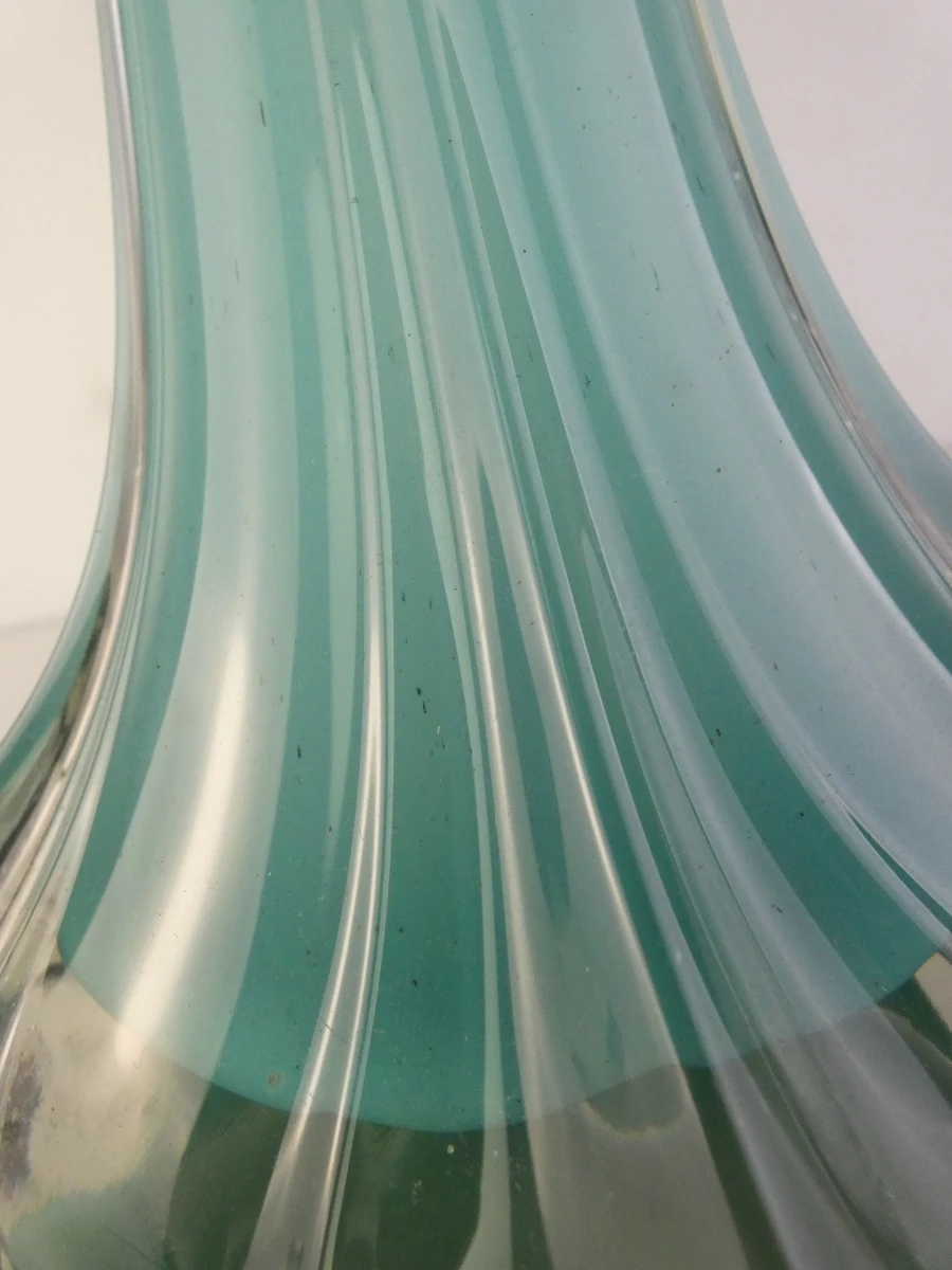 Handgemaakte hoge glazen vaas - JM Glass Studio - foto 5