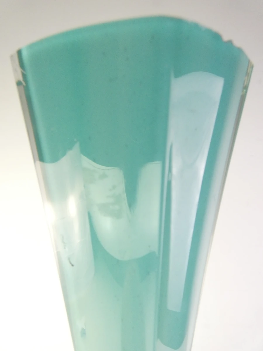 Handgemaakte hoge glazen vaas - JM Glass Studio - foto 10