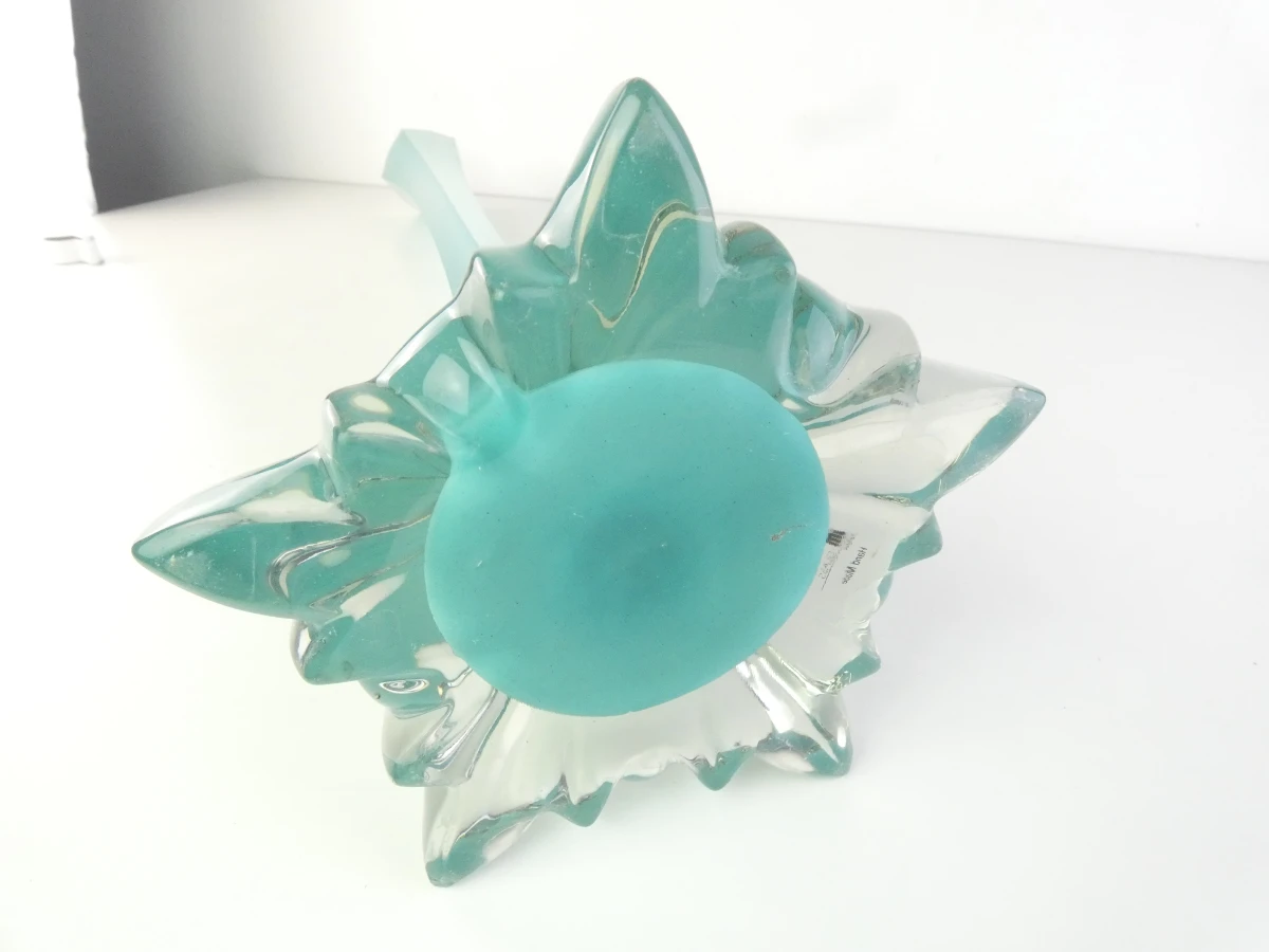 Handgemaakte hoge glazen vaas - JM Glass Studio - foto 12