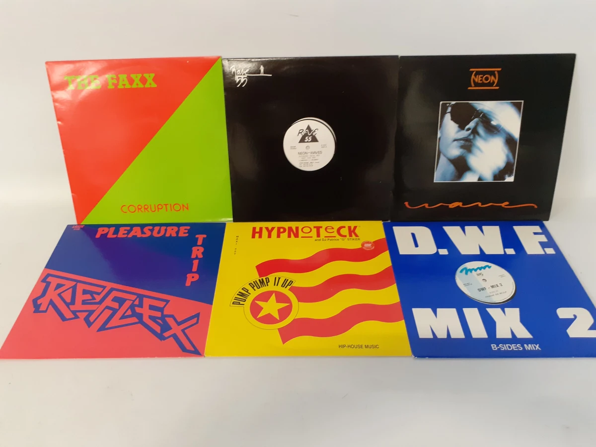 Vinyl: Lot van 13 Belgische retro house maxi singles - foto 3