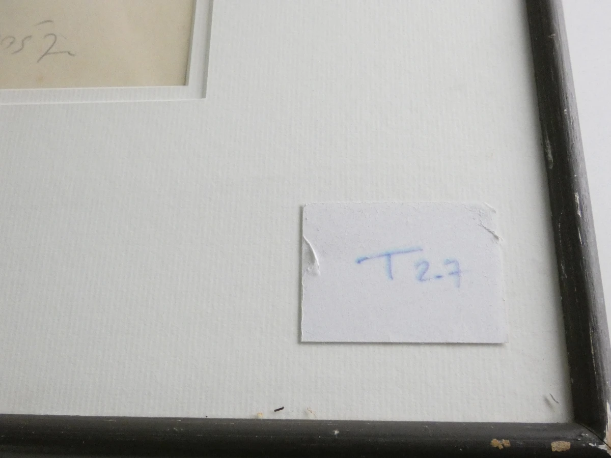 Gesigneerde litho in lijst, genummerd 30/100