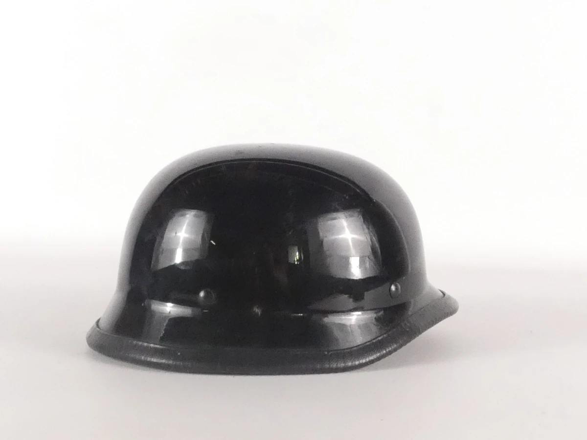 Zwarte helm maat M, decoratief - foto 2