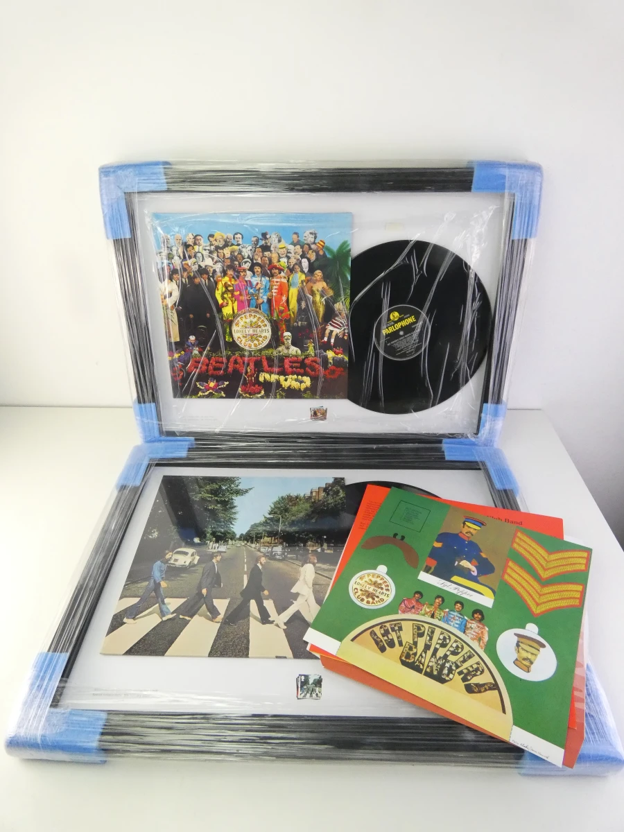 50th Anniversary Limited Edition ingekaderde Vinyls The Beatles