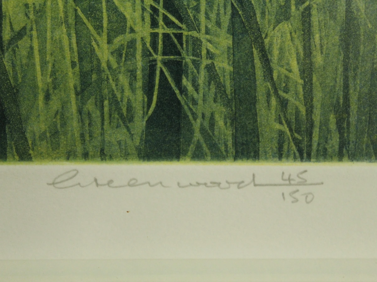 'Daisy' ets-aquatint Donald Wilkinson (°1937)