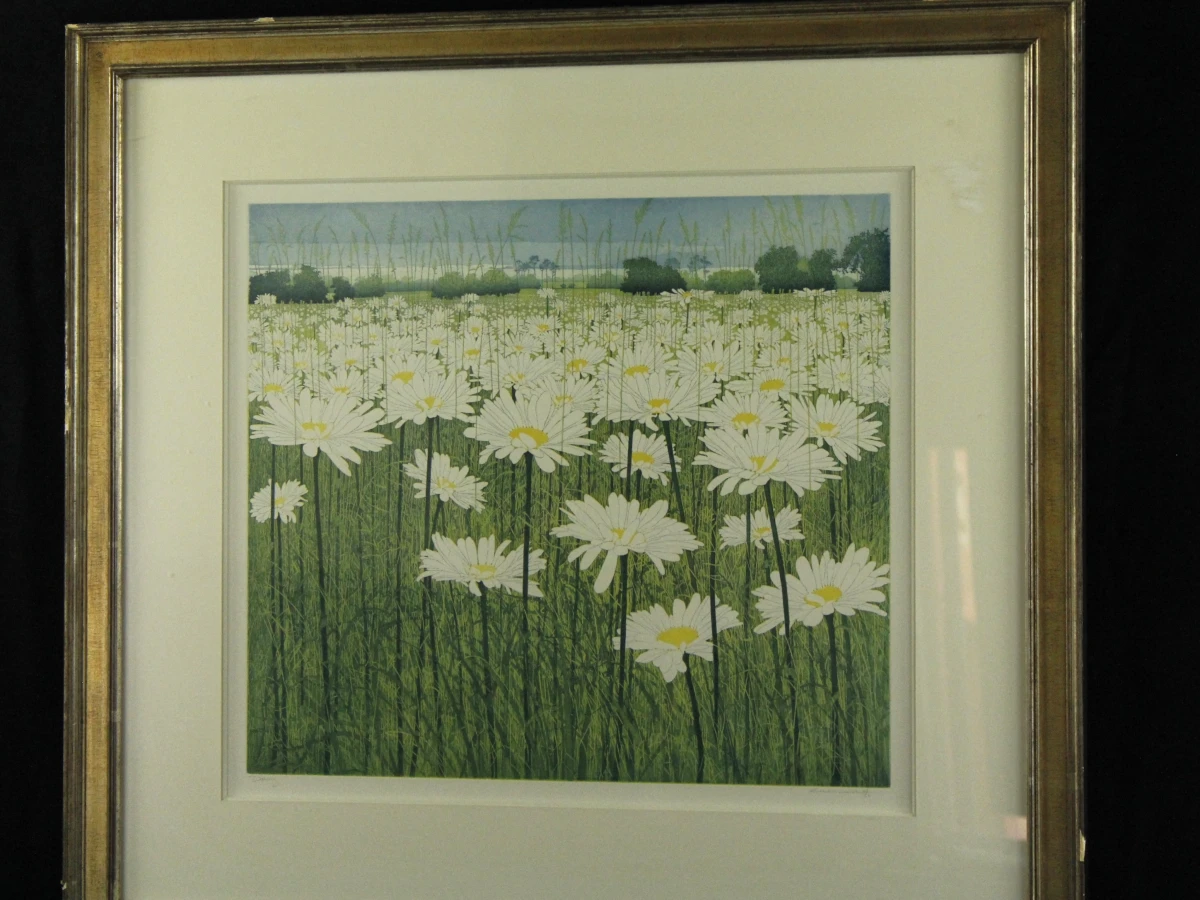 'Daisy' ets-aquatint Donald Wilkinson (°1937)