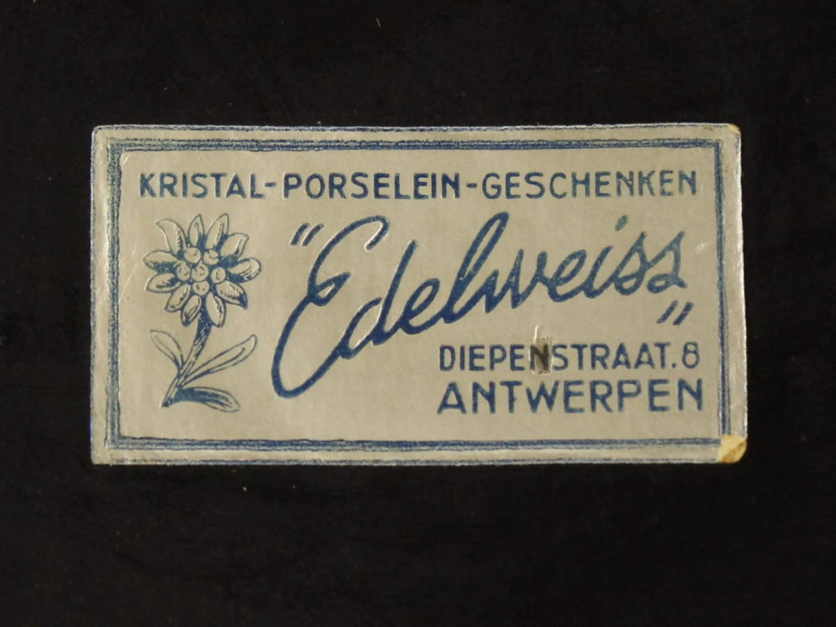 Vintage De Rupel-stijl vaas met dentelle-versiering - foto 6