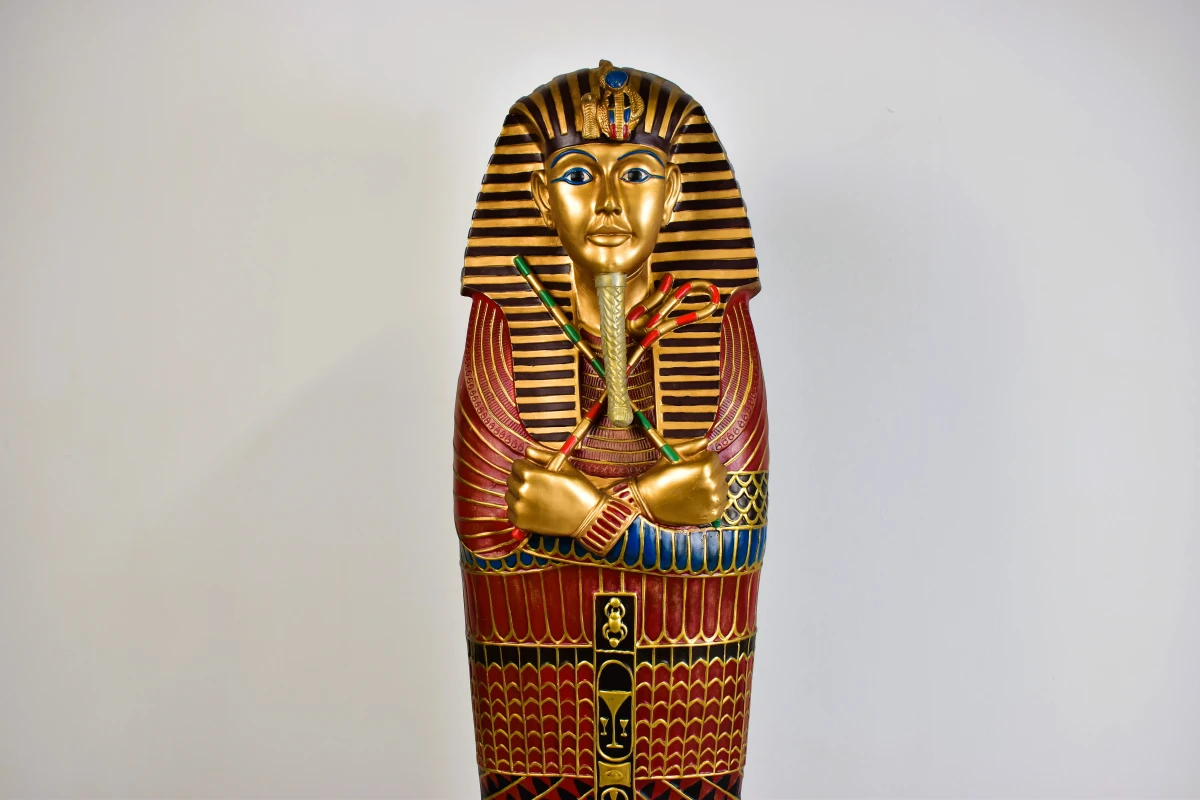 Decoratieve sarcofaag kast in Egyptische stijl - foto 6