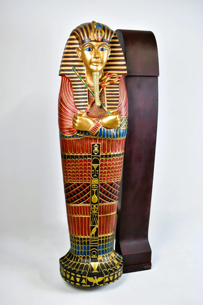 Decoratieve sarcofaag kast in Egyptische stijl - foto 11