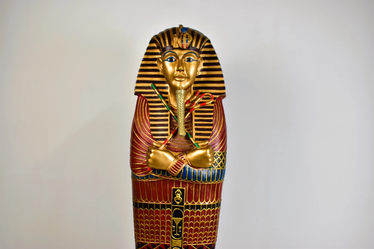 Decoratieve sarcofaag kast in Egyptische stijl - foto 3