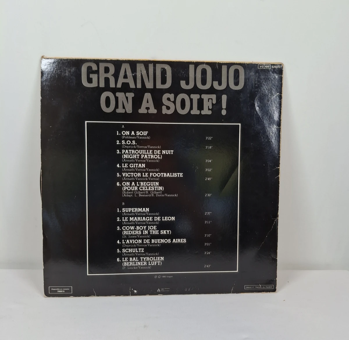 Vinylplaat Grand Jojo - On a Soif! - foto 2