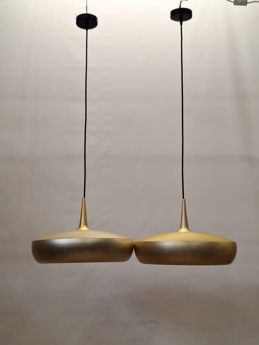 Set van 2 VITA Clava Dine Brushed Brass - Scandinavische Design Hanglampen - foto 2