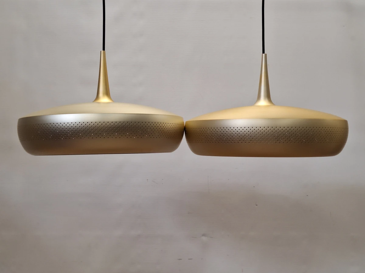 Set van 2 VITA Clava Dine Brushed Brass - Scandinavische Design Hanglampen - foto 3