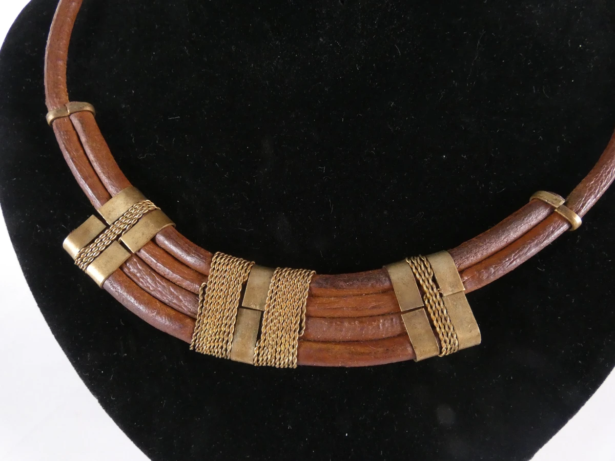 3 vintage kettingen en 4 armbanden - foto 10