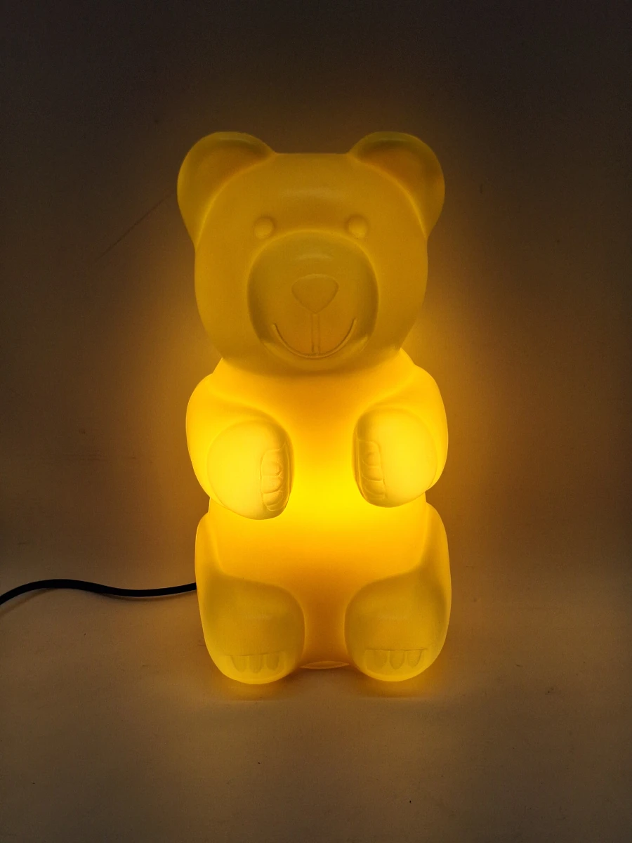 Set van 2 Vintage Beren Tafellampen - Sfeervolle kinderlampen - foto 3
