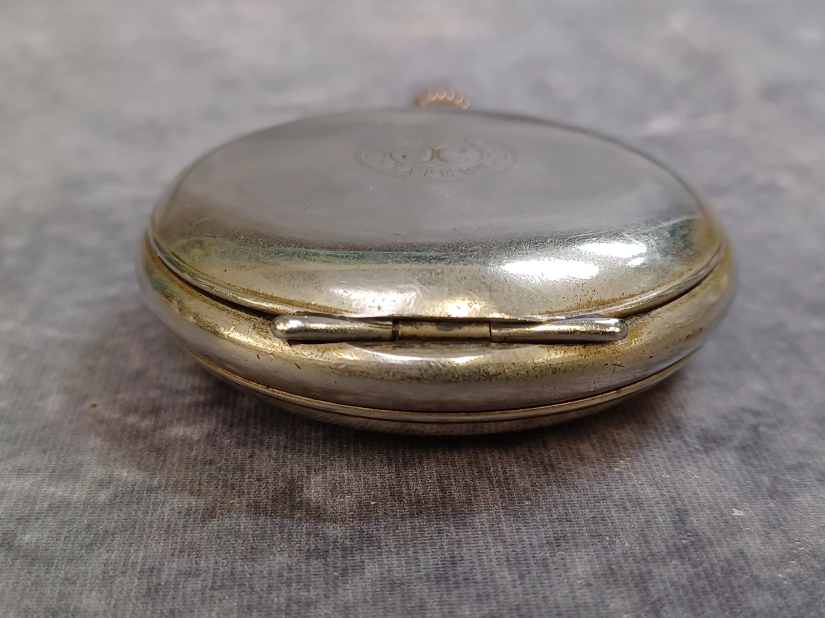 Antiek zakhorloge "La Bekaert Patent" met ketting - Een bijzonder uurwerk - foto 9