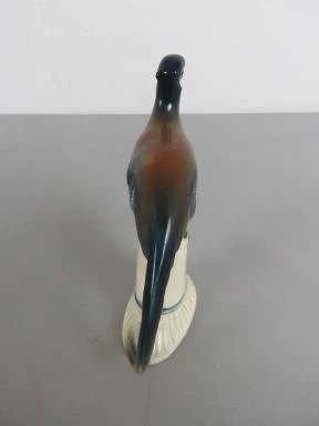 Beeldje van een fazant in keramiek