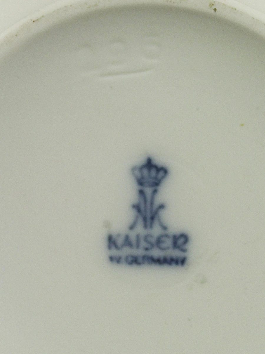 Set van twee porseleinen Kaiser vazen - foto 6