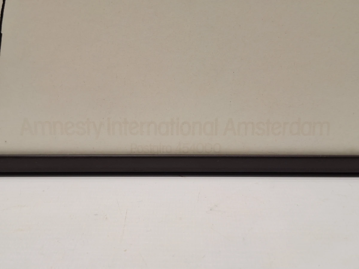 originele affiche/lithografie uit 1969 - CoBrA - Lucebert – Amnesty International Amsterdam – - foto 5