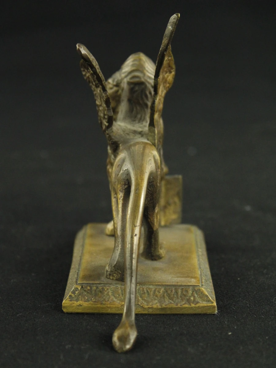 Metalen beeldje van Sint Marcus leeuw - foto 5