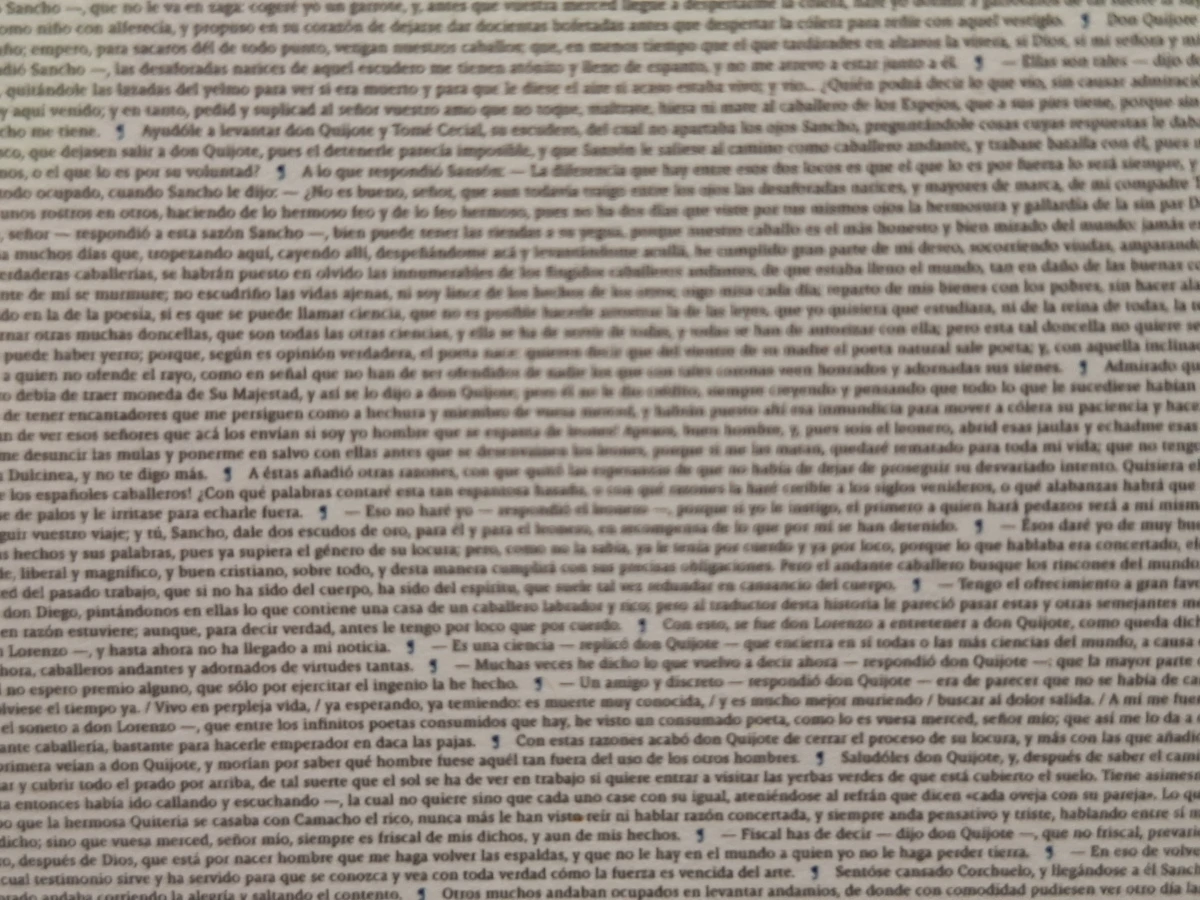 Don Quijote typografische kunstposter - conceptueel design uit 2011 - Blotto Design Berlin - foto 3