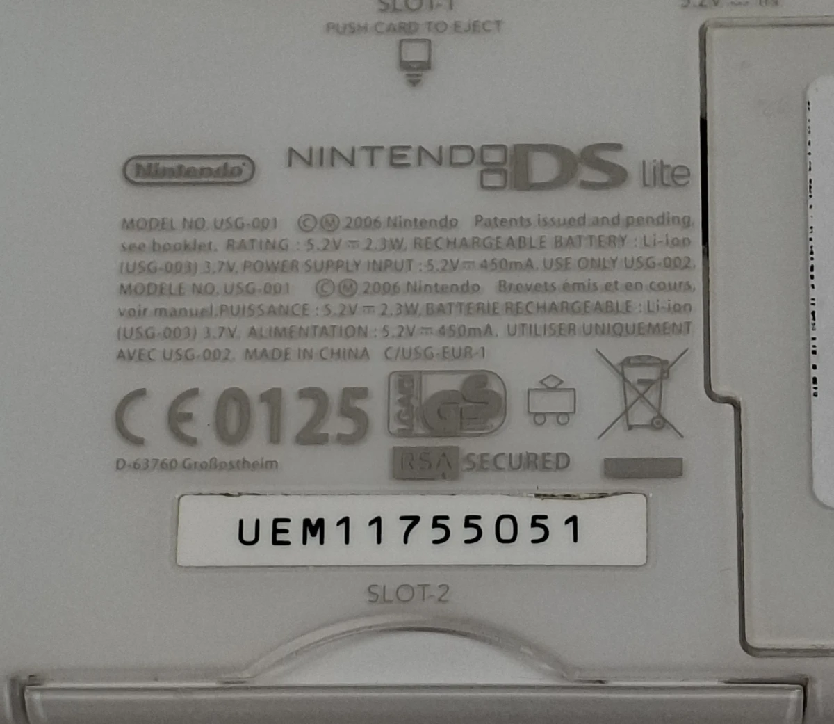 Nintendo DS Lite draagbare spelconsole met oplader - foto 4