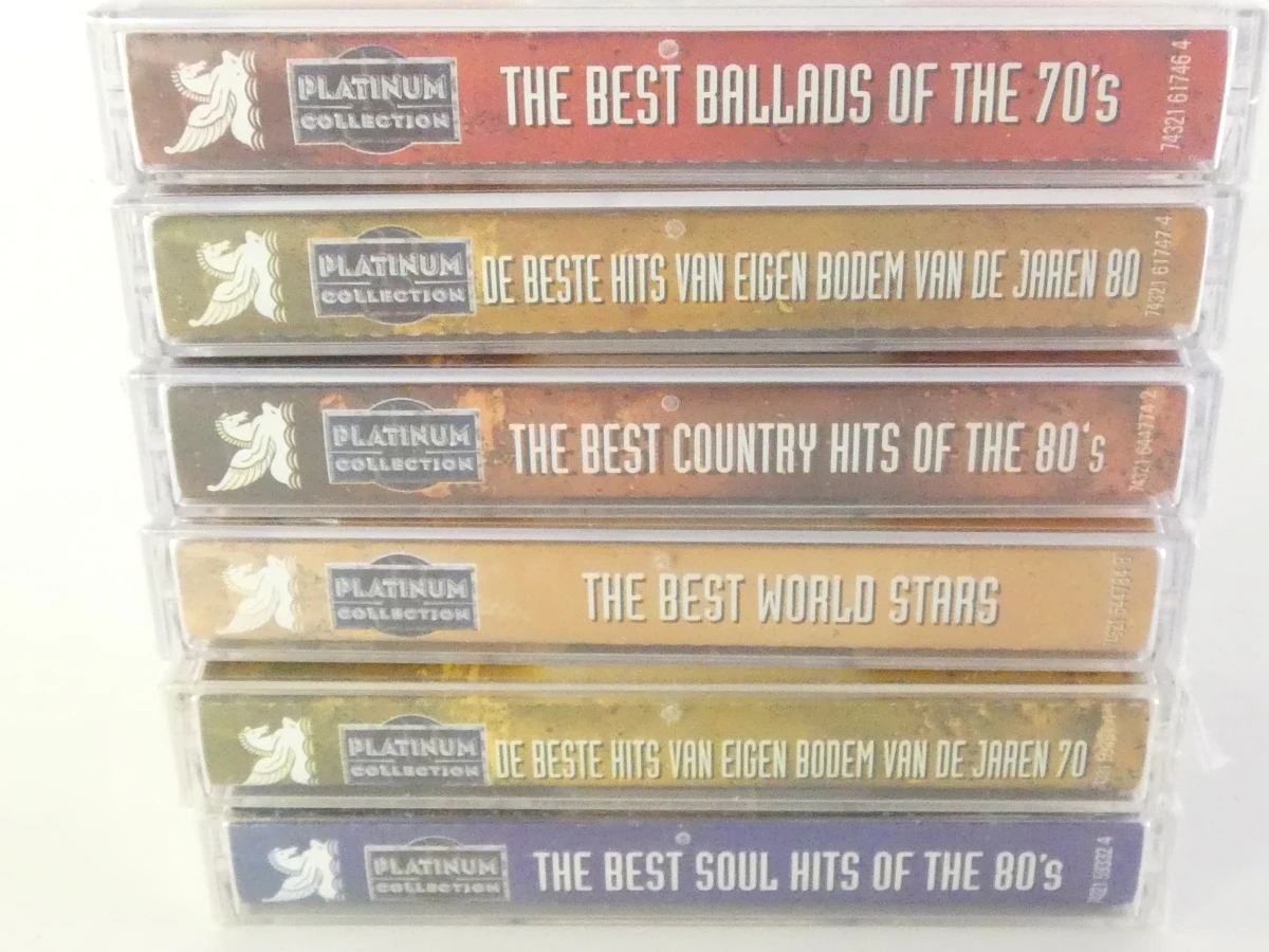 Platinum Collection cassettebandjes met hits uit de jaren 70 en 80(OVP) - foto 10