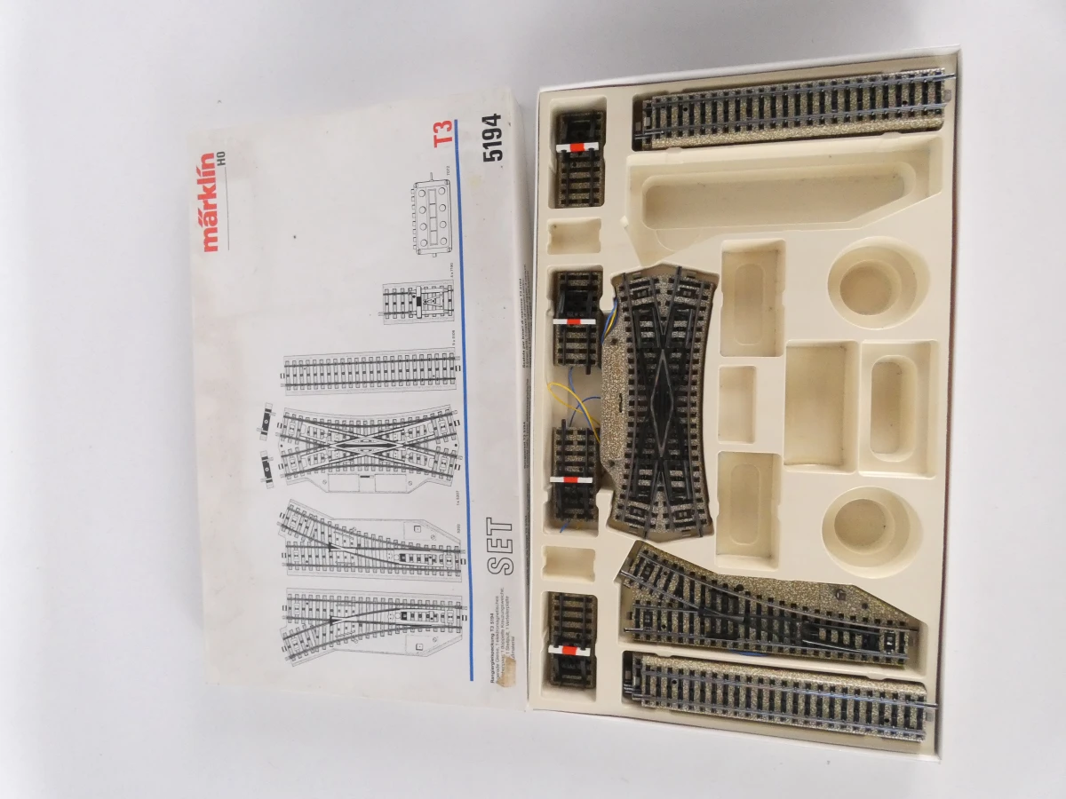 Märklin HO modeltrein startset met rails en accessoires