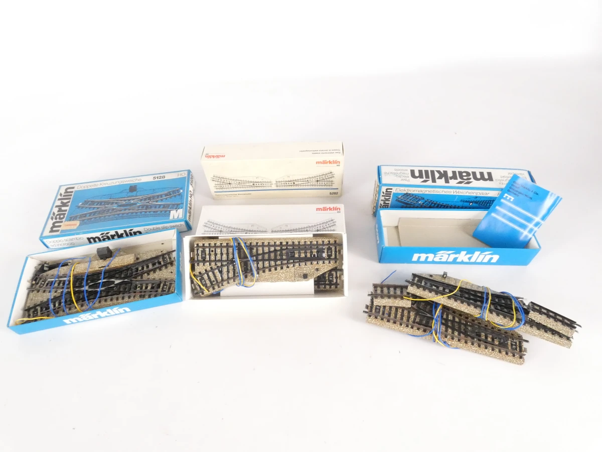 Märklin HO modeltrein startset met rails en accessoires